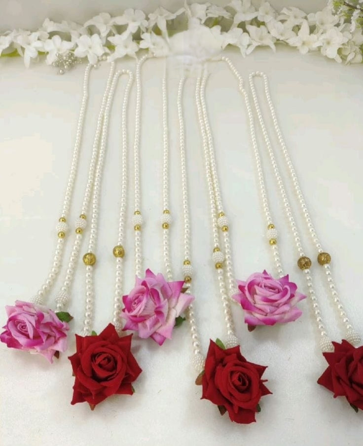 Graceful Pearl & Rose Welcome Mala