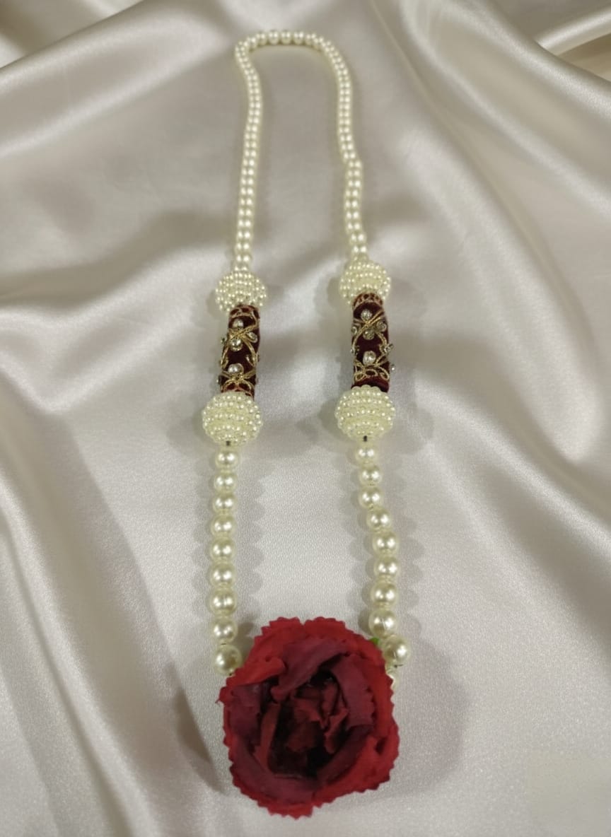 Craftifys Groom Rose Pearl Mala