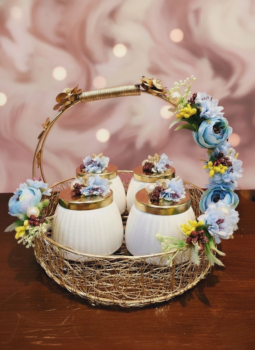 Luxury Dry Fruit & Goodies Jar Basket