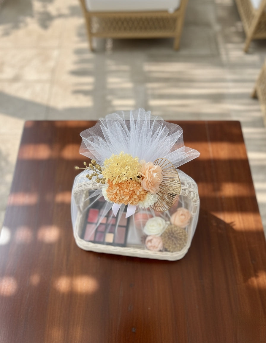 Premium Wooden Basket Gift Hamper