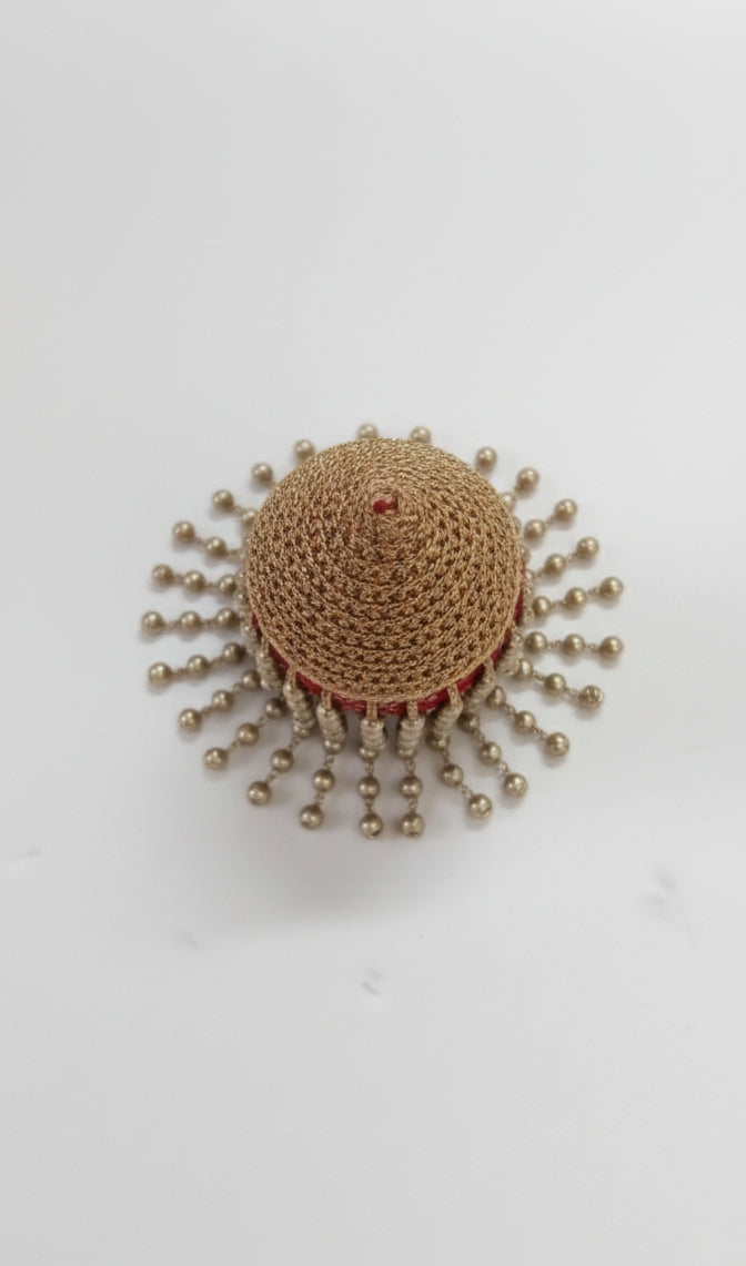 Golden Dome Handcrafted Shagun Kalash Topper