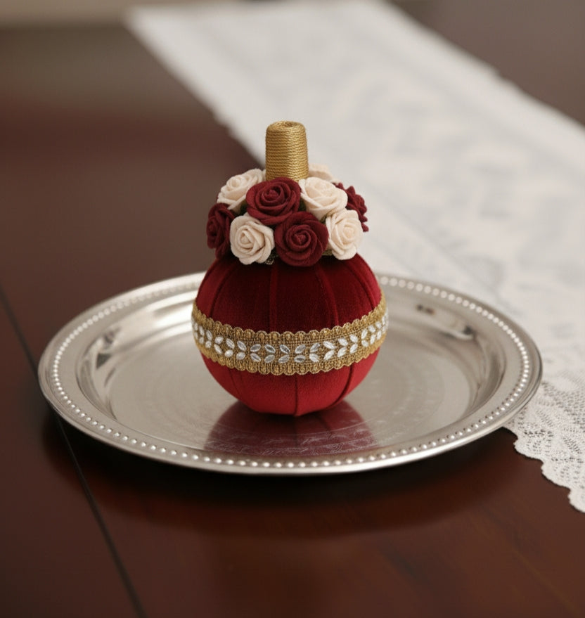 Royal Velvet Handcrafted Shagun Nariyal