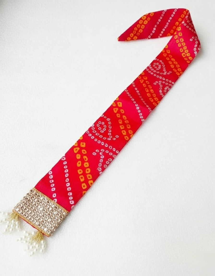 Traditional Bandhani Welcome Patka