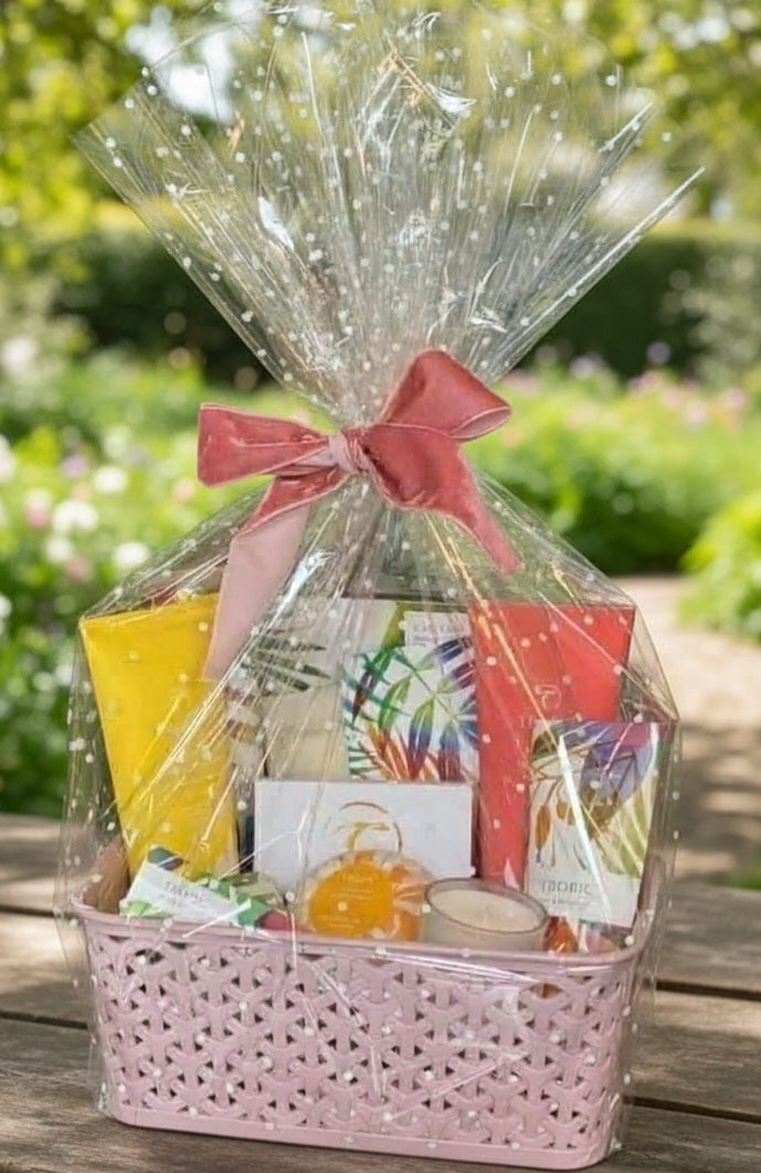 Premium Transparent Gift Basket Packaging