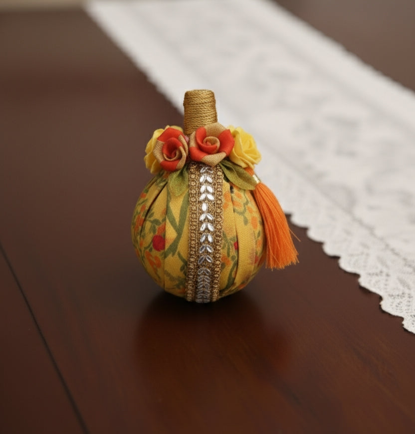 Sunshine Floral Handcrafted Shagun Nariyal