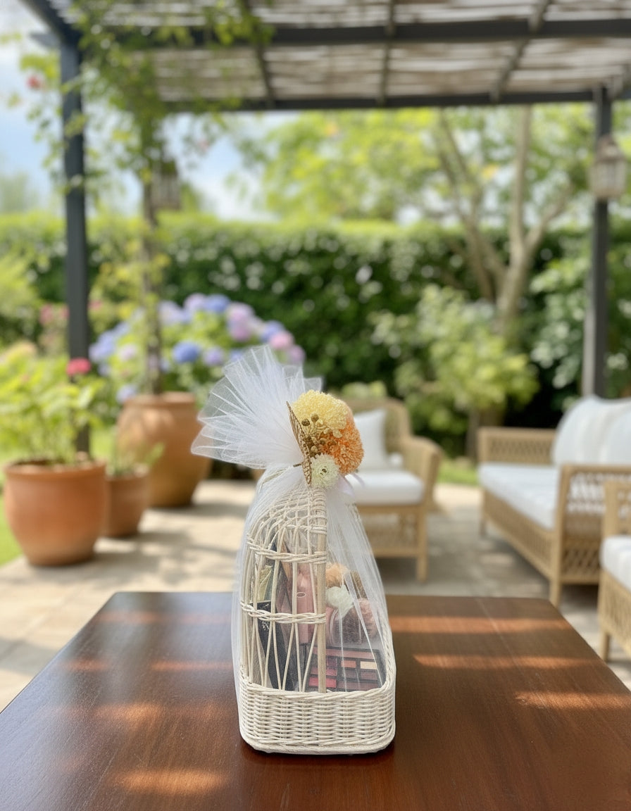 Premium Wooden Basket Gift Hamper