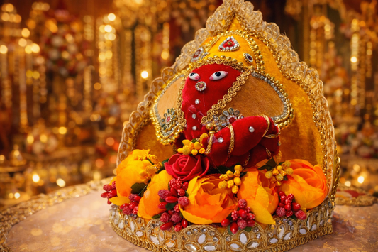 Royal Shagun Ganeshji Nariyal Singhasan