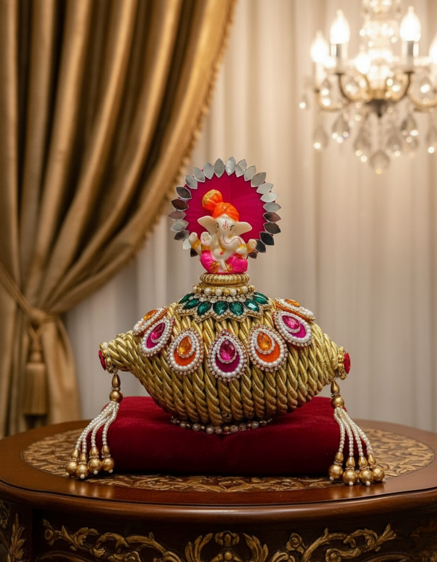 Ganpati Blessings Shagun Nariyal