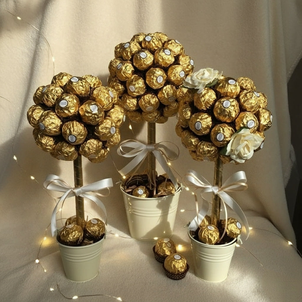 Premium Ferrero Rocher Chocolate Tree Arrangement