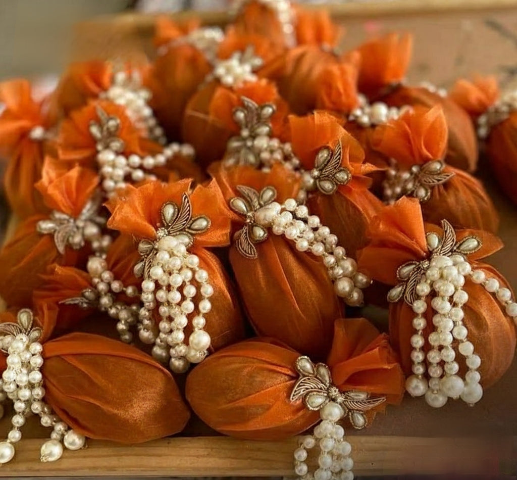 Royal Amber Handcrafted Shagun Nariyal