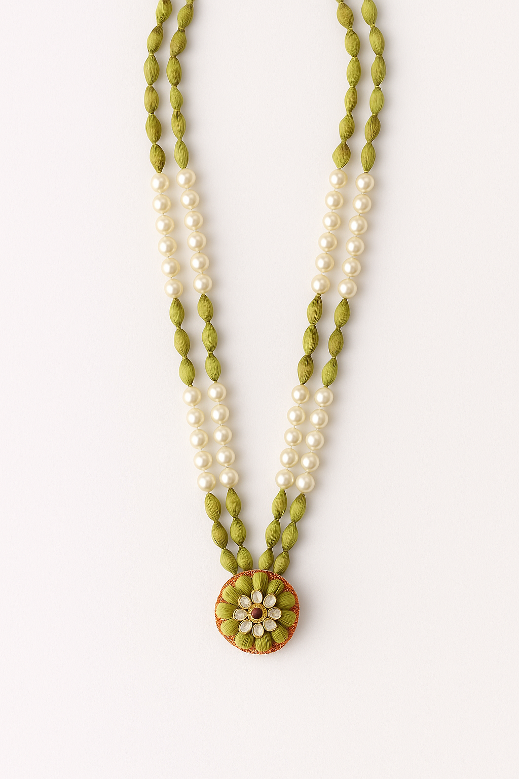 Premium Elaichi & Pearl Welcome Mala