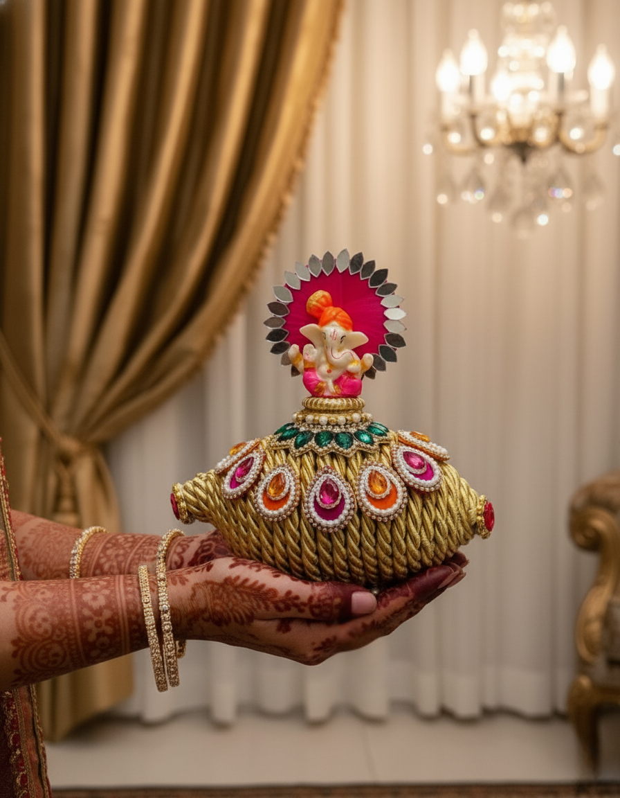 Ganpati Blessings Shagun Nariyal