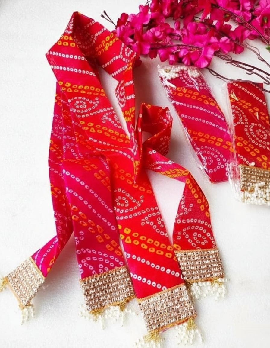 Traditional Bandhani Welcome Patka