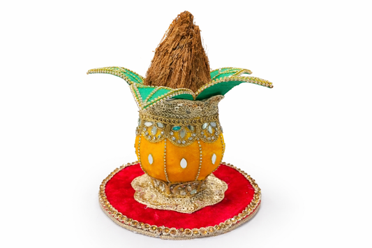 Mini Designer Shagun Kalash with Coconut