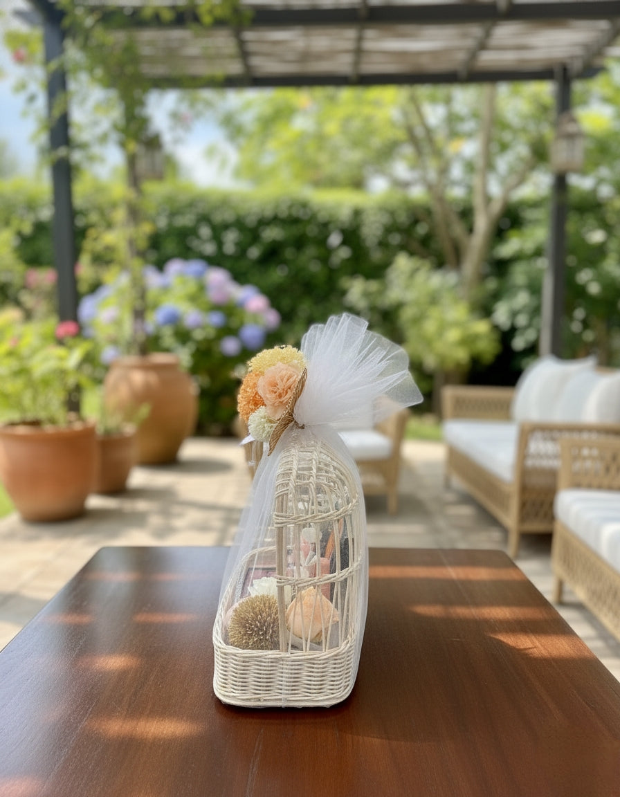 Premium Wooden Basket Gift Hamper