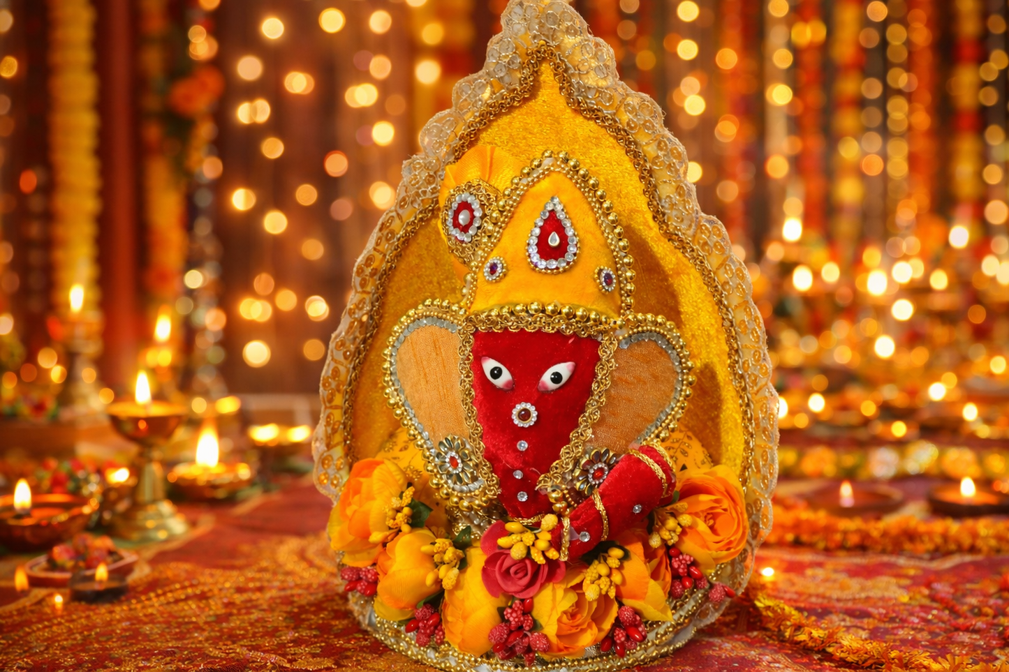 Royal Shagun Ganeshji Nariyal Singhasan